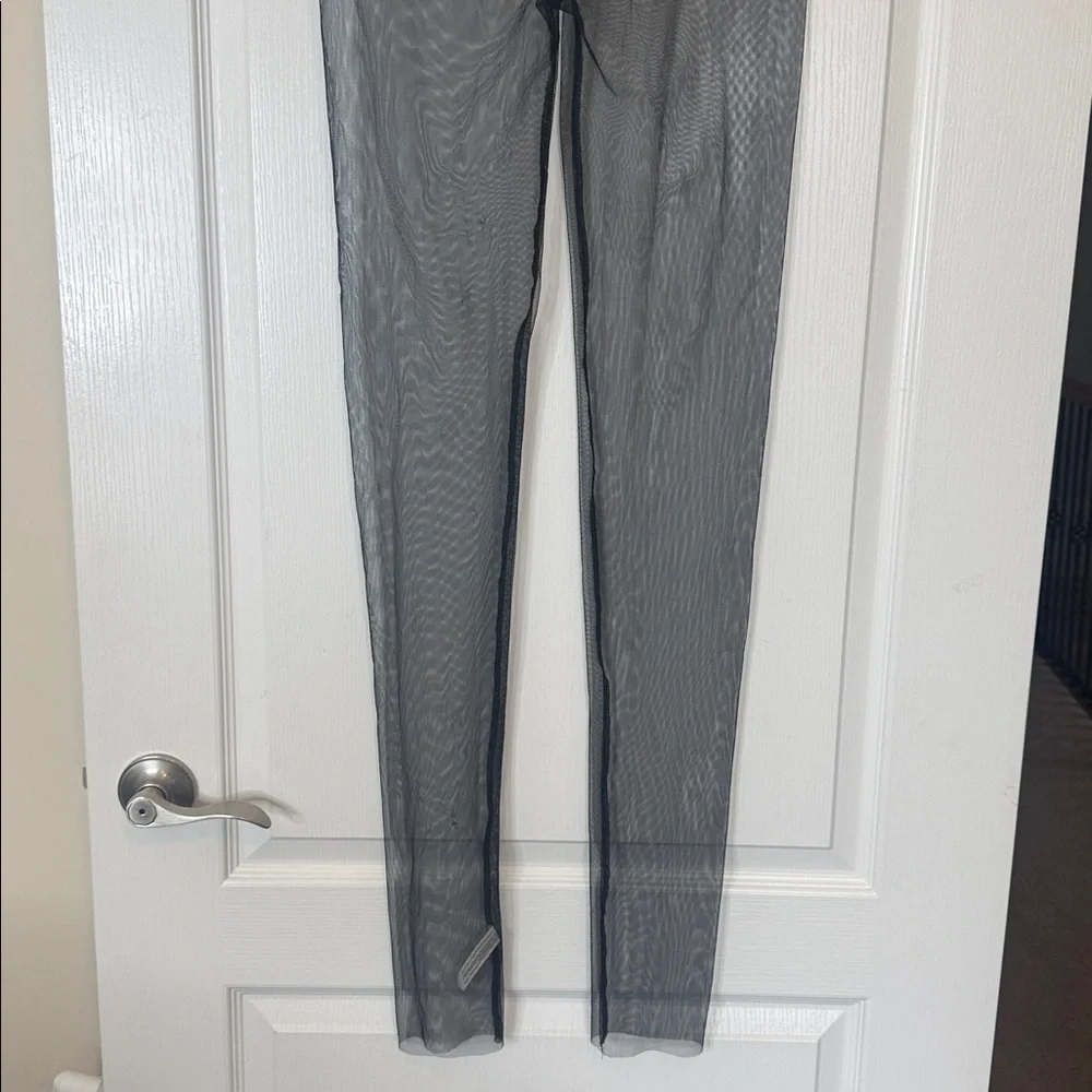 Free People Black Mesh Tights Medium